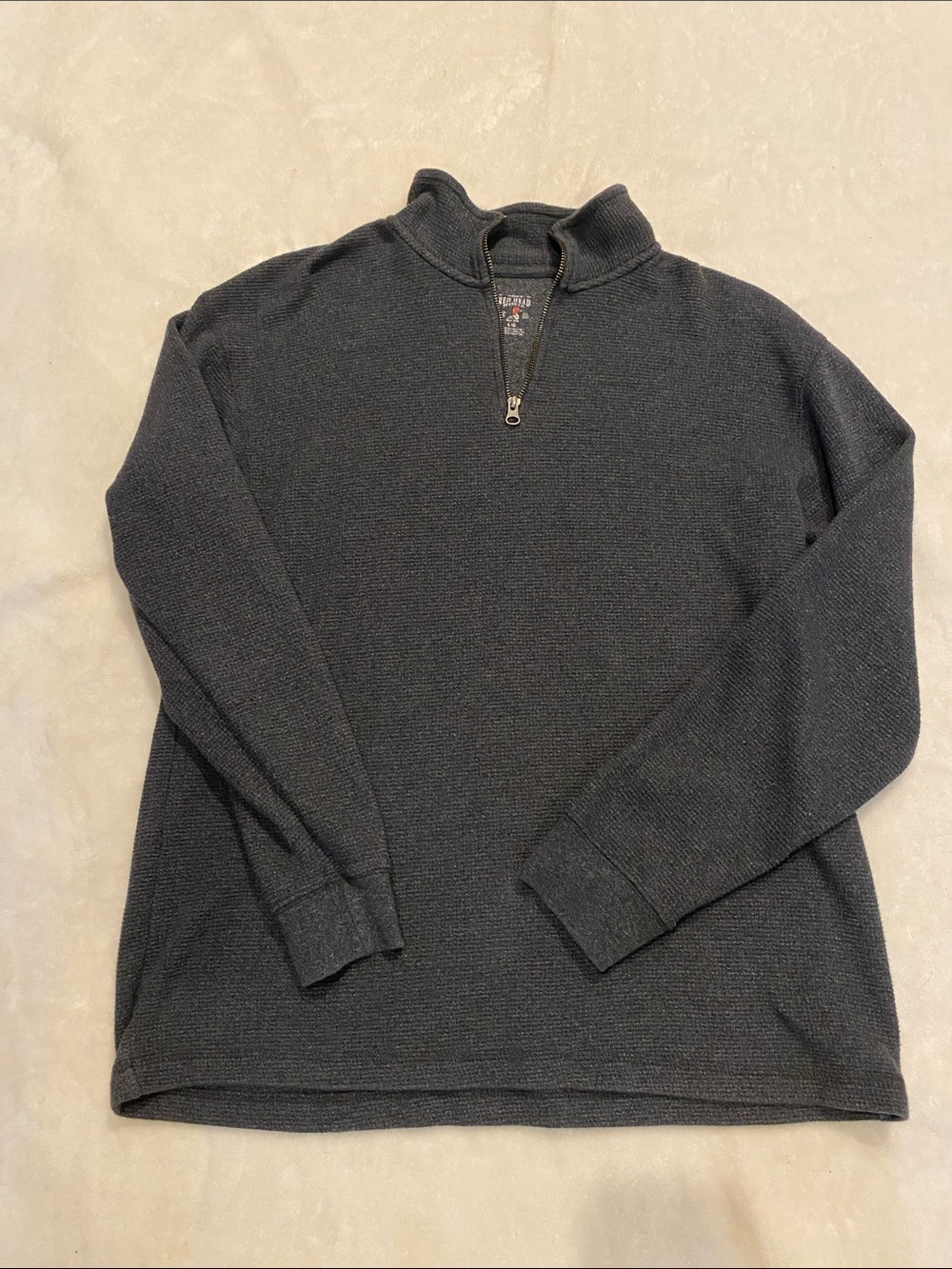 RedHead Men's Charcoal Heather Half-Zip Pullover Sweater